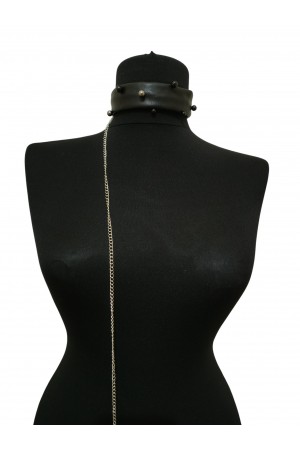 Zımbalı Zincir Boyunluk Kolye