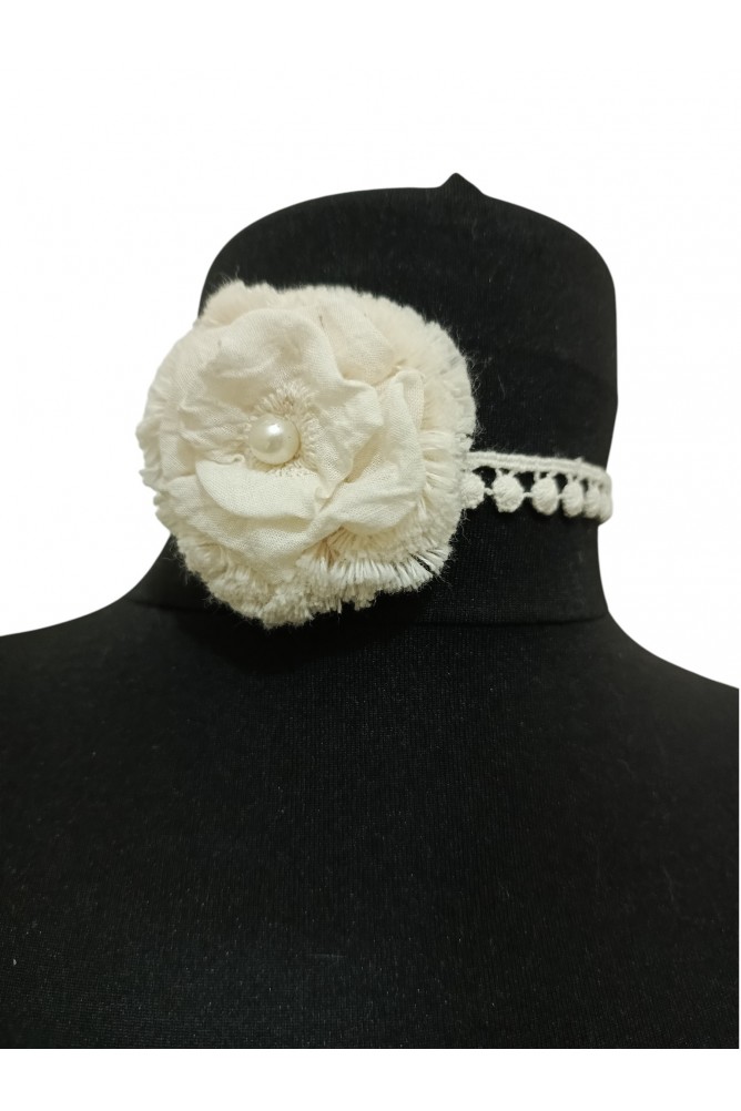 İnci Çiçek Choker