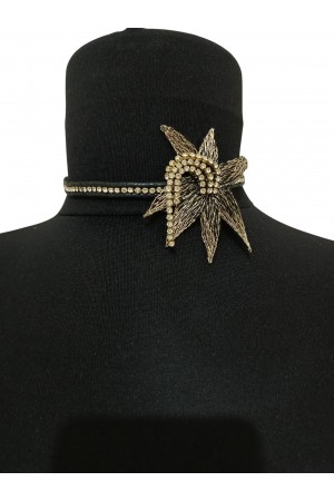 Işıltılı Çiçek Choker