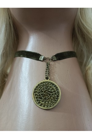 Zincirli Madalyon – Spiral Choker