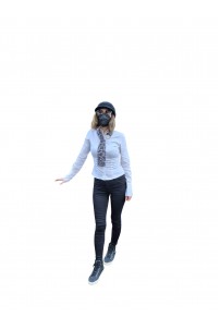 Pul Payet Halkalı Fular Kolye