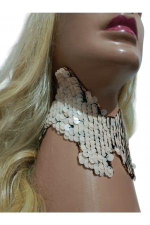 Pudra Bulut Choker kolye